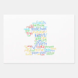 Hojas de papel para el primer cumpleaños