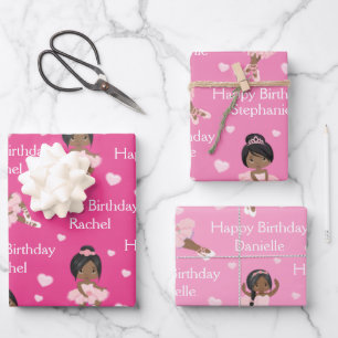 Hojas de papel para envolver a Ballerina Negra
