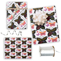 Hojas de papel para envolver a la hija