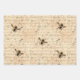 Hojas de papel para envolver abejas