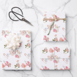 Hojas de papel para envolver el embarazo