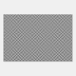 Hojas de papel para envolver en escala de grises t