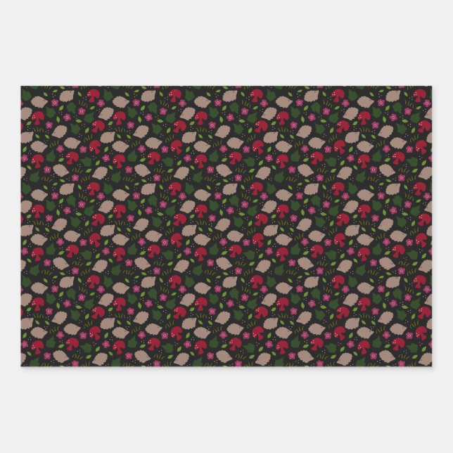 Hojas de papel para envolver hondas y hongos (Anverso 3)