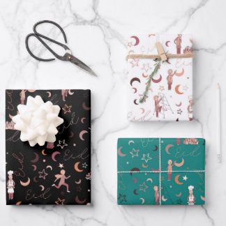 Hojas de papel para envolver regalos Eid,19" x 29"