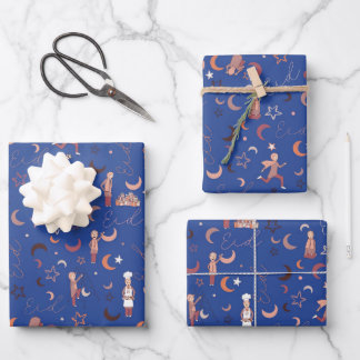 Hojas de papel para envolver regalos Eid,19" x 29"