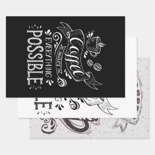 Hojas de papel para envolver temas relacionados co