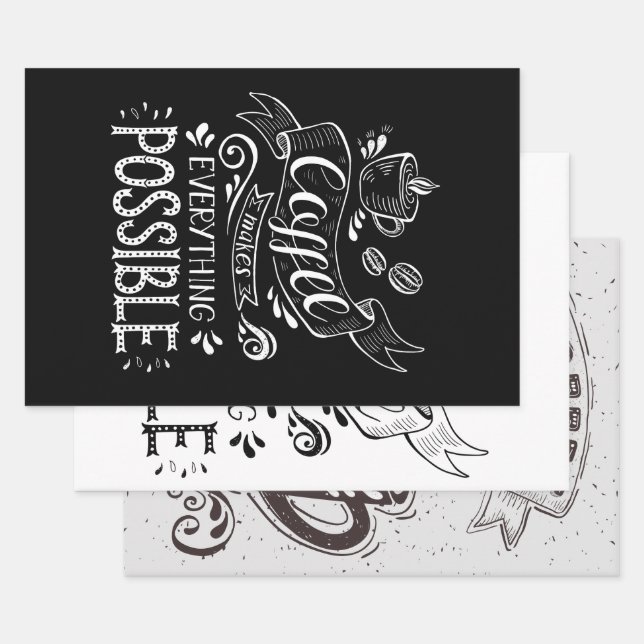 Hojas de papel para envolver temas relacionados co (Set)