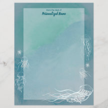 Hojas de papel sin bordes Jellyfish Jive