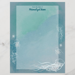 Hojas de papel sin bordes Jellyfish Jive