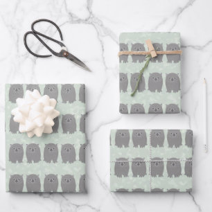Hojas de papel Wombat Wrapping