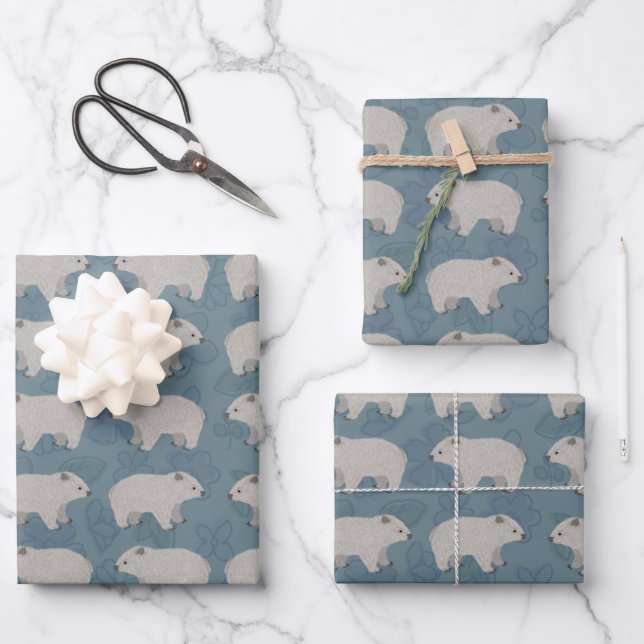 Hojas de papel Wombat Wrapping (Anverso)