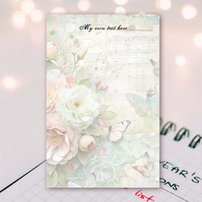 Hojas de Papelería Floral de Primavera (Subido por el creador)