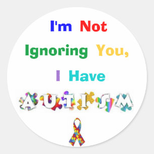 Hojas de Pegatina "Autism Rainbow"