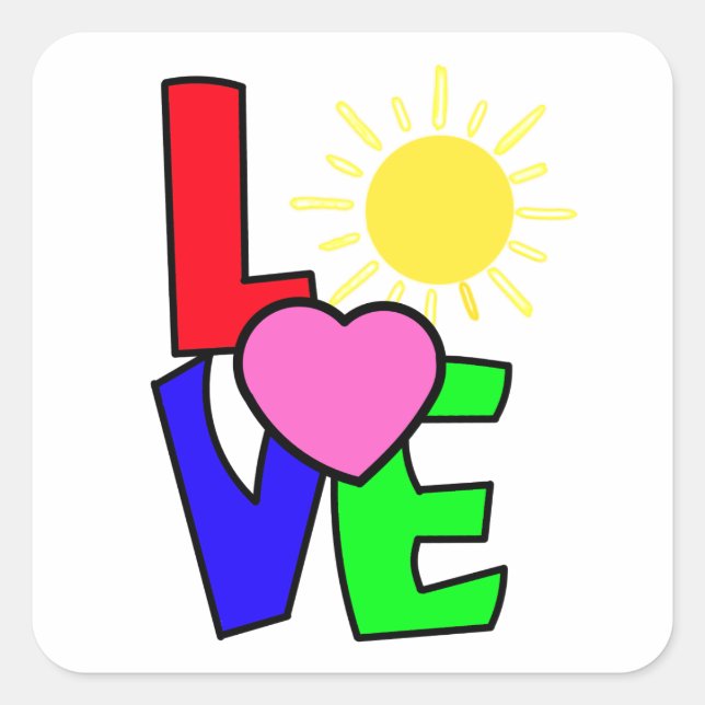 Hojas de pegatinas de amor (Anverso)