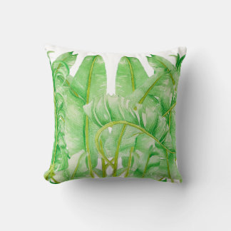 Hojas de Plátano en una Almohada