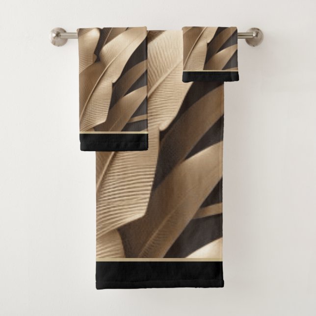 Hojas de plátano Metalizado esculpidas\Set de toal (In situ)