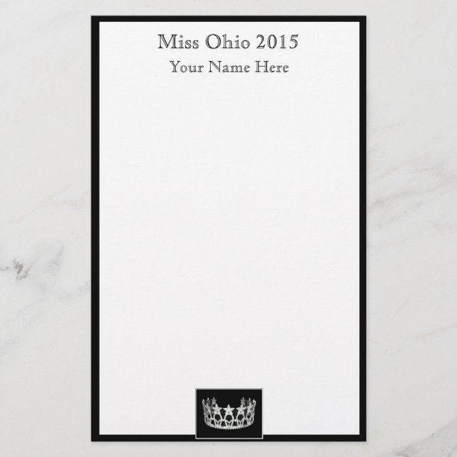 Hojas de presentación de nombres personalizados y  (Anverso)