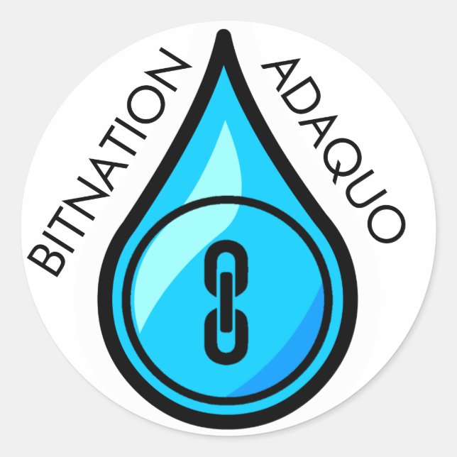 ¡Hojas del pegatina de Bitnation Adaquo! (Anverso)