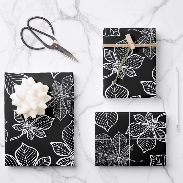 Hojas estilizadas 3 (Anverso)