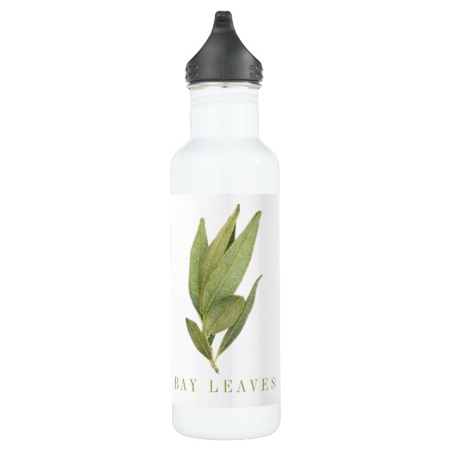 HOJAS FRESAS DE LAUREL Botella de Agua de 24oz (Derecha)