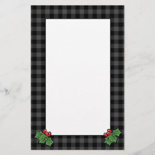 Hojas huecas platija gris Navidades animan