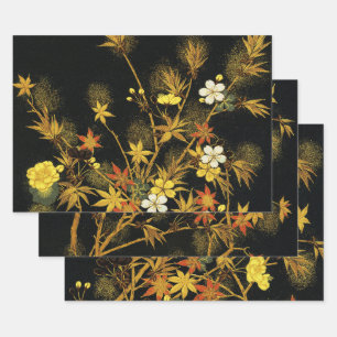 Hojas japonesas de otoño Antiguo Botánico
