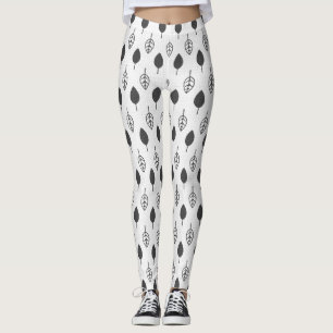 hojas leggings