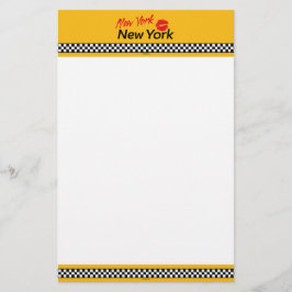 Hojas membrete Taxi NY y Red Kiss