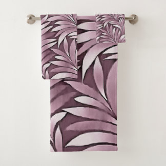 Hojas Ornamentales En Hues Pastel