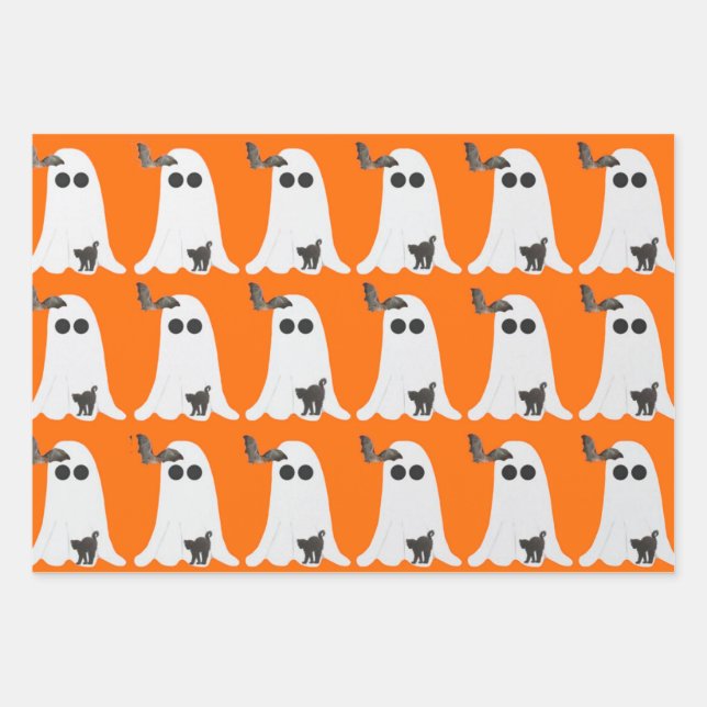 Hojas planas de papel de envolvimiento de 3 paquet (Anverso)