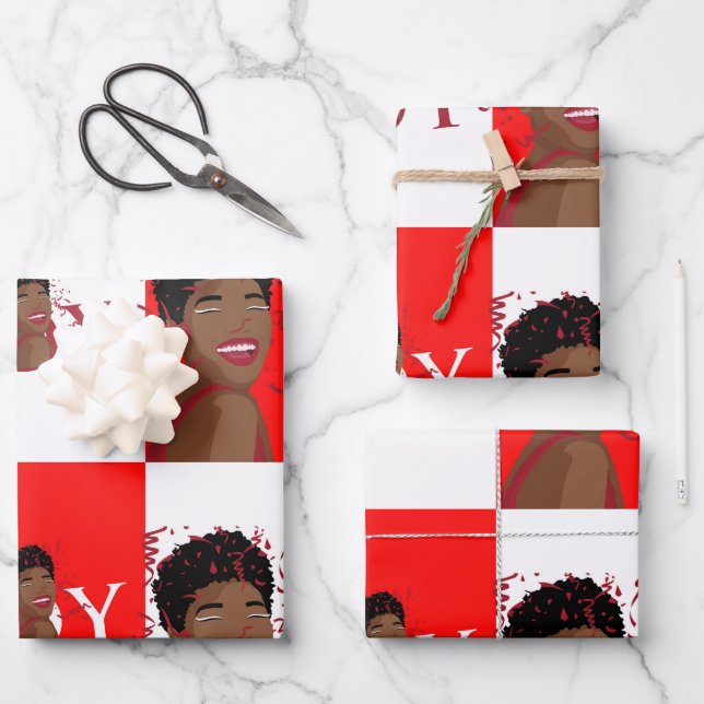 Hojas planas de papel de envolvimiento de juguete  (Anverso)