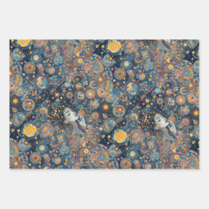 Hojas planas de papel de envolvimiento "Eternos" (