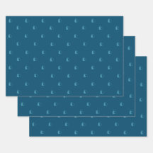 hojas planas de papel envolvente de lovecats azule