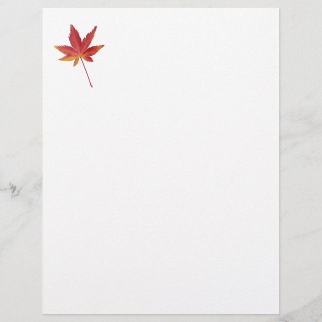 Hojas rojas de otoño (Anverso)