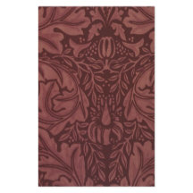 Hojas rojas oscuras de Acanthus (por William Morri