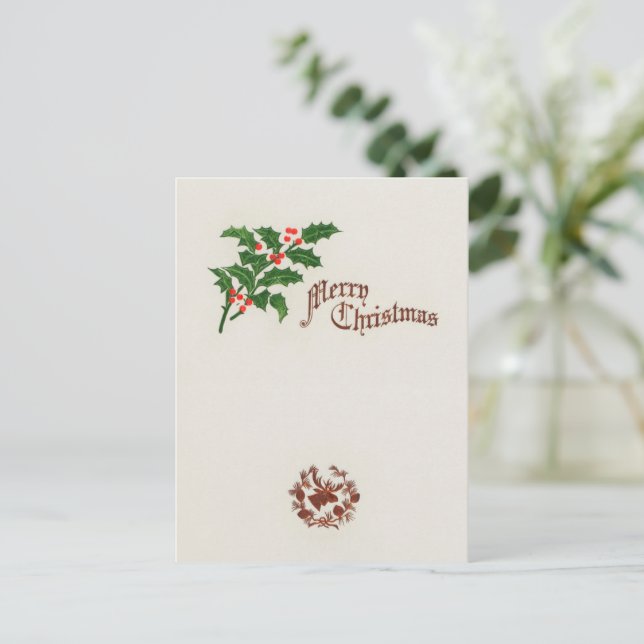 hojas santas de Navidad (Anverso de pie)