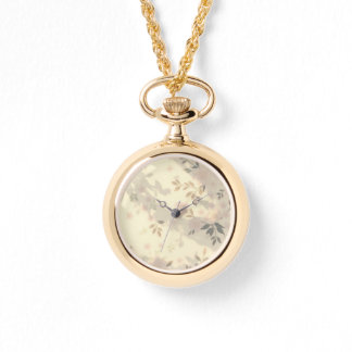 Hojas, sombras y velo de collar de flores pequeñas