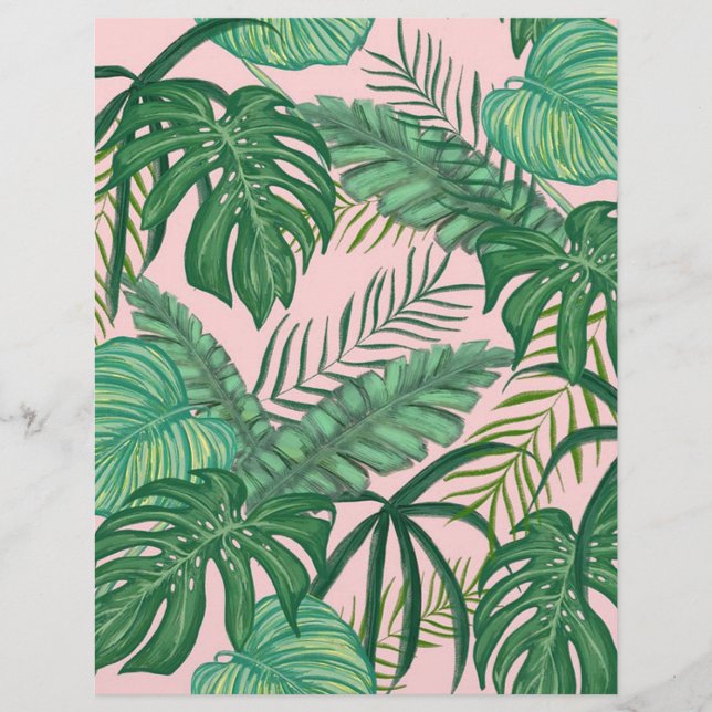 Hojas tropicales (Anverso)