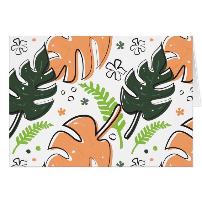 hojas tropicales (Anverso (Horizontal))