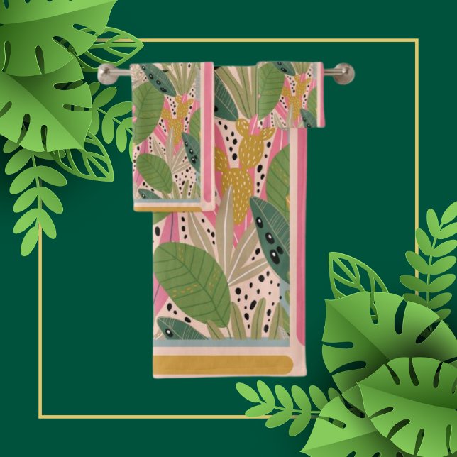 Hojas tropicales de colores Verde azulados, verdes (Subido por el creador)