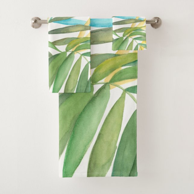 Hojas tropicales de palmera (In situ)