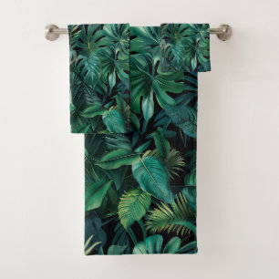 Hojas tropicales de selva tropical