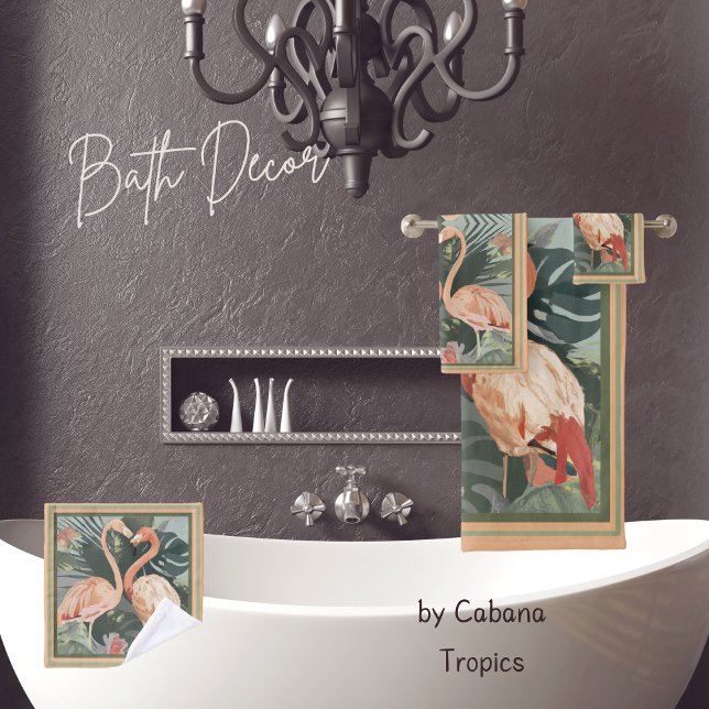 Hojas tropicales Flamingo rosa (Subido por el creador)