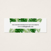 Hojas tropicales | Sitio web Boda