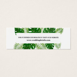 Hojas tropicales | Sitio web Boda