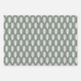 Hojas verdes de envolvimiento de arcos