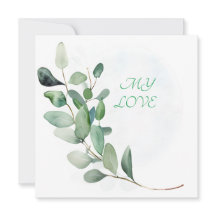 Hojas verdes de eucalipto