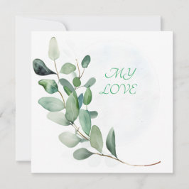 Hojas verdes de eucalipto