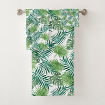 Hojas verdes de palmera modernas