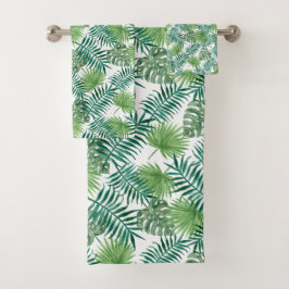 Hojas verdes de palmera modernas